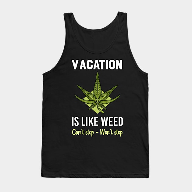 Cant stop Vacation Holiday Tank Top by Hanh Tay